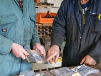 Lottery grant for machines that turn waste into new products