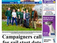In today's Times: Campaigners fight to restore rail service, Hatherleigh Market housing plans revised, ten pages of sport and much more
