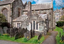 Tavistock Parish Church's vestry re-roofing work complete after successful Sponsor a Slate campaign