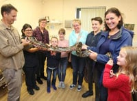 Snake visit for Okehampton Medical Centre