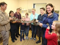 Snake visit for Okehampton Medical Centre