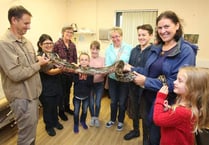 Snake visit for Okehampton Medical Centre