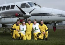 Hatherleigh parents and teachers do skydive for school's outdoor area