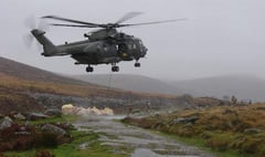 Dartmoor path restored with a little help from the Navy