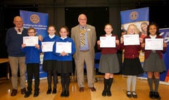 Tavistock school teams compete in Rotary Youth Speaks competition