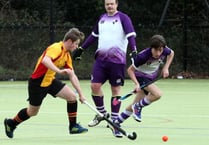 Oke A men go down pressing against Caradon