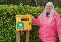 Lifesaving defibrillator installed at park homes community near Okehampton