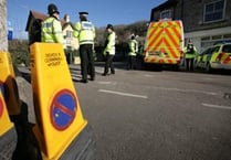 Motorcyclist injured in collision near Crapstone