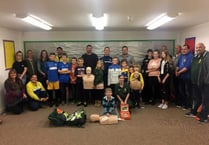 Young footballers learn vital lifesaving skills