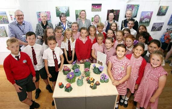 Okehampton Primary School pupils have art on display in Museum of Dartmoor Life