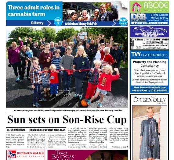 The big stories in this week's Tavistock Times
