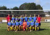 Callington ladies top of the league