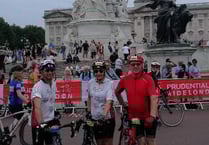 Lifton riders complete the Prudential Ride London-Surrey 100