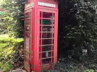 New use for phone box in Crapstone