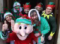 An elf welcome in town