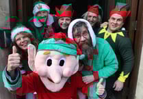 An elf welcome in town