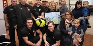 Raffle raises funds for Tavistock's fire station
