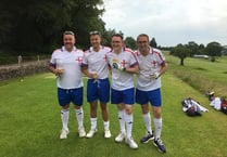 Okehampton pals fight cancer on the golf course and raise nearly £2,000