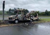 Motorhome gutted after fire
