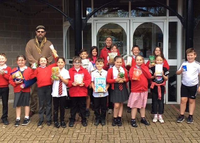 Okehampton pupils give harvest bounty to foodbank