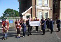 Hair-raising idea by rugby club makes more than £3,500 for hospital