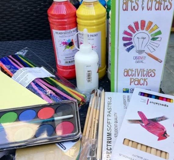 Free art packs available for families
