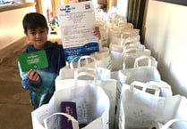 Tavistock school helps with food parcels