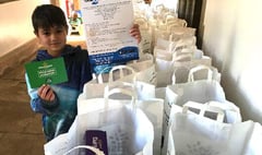 Tavistock school helps with food parcels