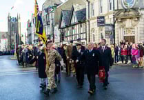 Okehampton Remembrance Parade back