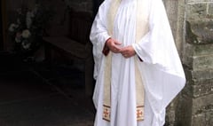 Vicar Chris bids farewell to Tavistock