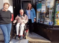 Bookshop made welcoming for wheelchair users