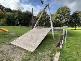 Town park zipwire to be replaced