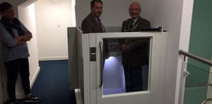 Residents ready to go up in the world as lift is installed