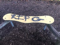 Vandals strike again at Yelverton Playpark