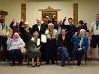 Scouting's highest accolade for leader is a first for Tavistock