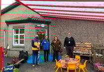Okehampton Primary School shows off new nursery canopy
