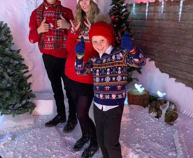 Shebbear students record Xmas music video
