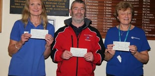 Okehampton bowling club gives to good causes