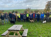 Sampford Courtenay ramblers raise £155 for Children in Need