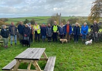 Sampford Courtenay ramblers raise £155 for Children in Need