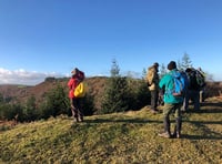 Okehampton Ramblers visit Iron Age fort