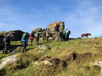Okehampton Ramblers explore Bronze Age settlement