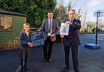 Hatherleigh card design winner gets visit from MP