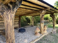 New forest school shelter is a stunner