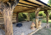 New forest school shelter is a stunner