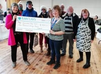 Dog walker makes it  to ‘John O’Groats’ and raises £420 for Gunnislake hall