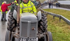 Almost 100 tractors take part in charity event