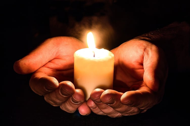 Light a candle for peace
