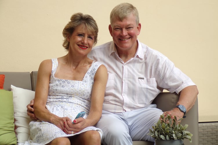 Retired Lt Col Robert Oxborough and his wife Tracey are offering to welcome Ukrainian refugees to their home in Mary Tavy