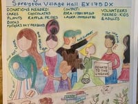 Spreyton pop up cafe for Ukraine